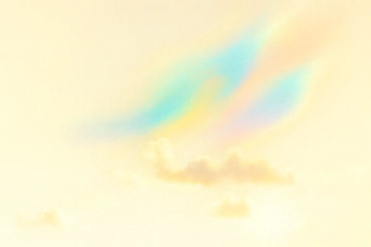 iridescent wisps