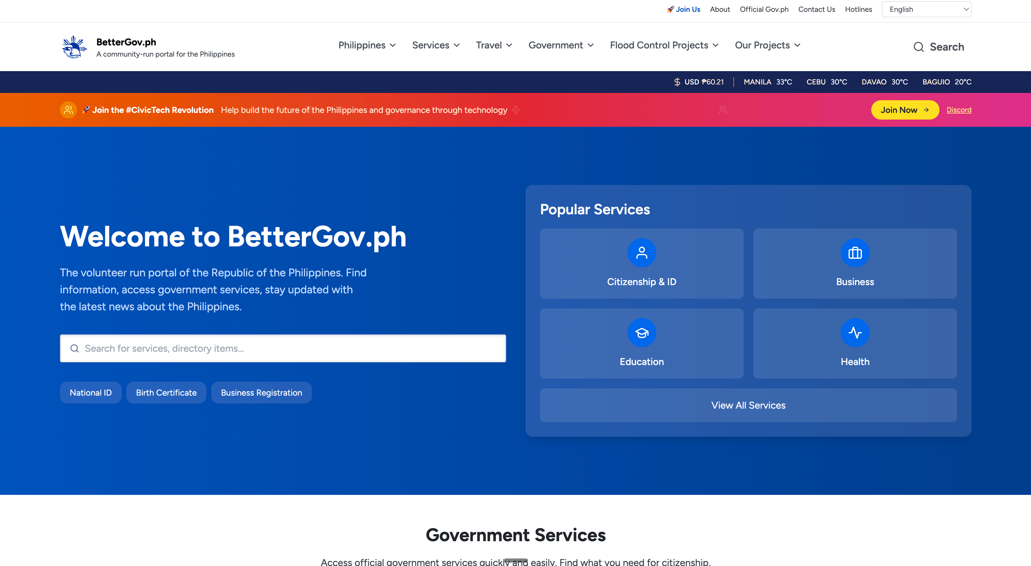 bettergov.ph project screenshot